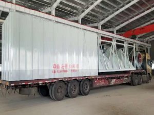 西安光輝實(shí)業(yè)LRDMC-600型脈沖布袋除塵器制作完畢現已裝車(chē)發(fā)貨
